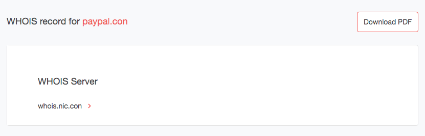 Paypal: WHOIS Paypal: WHOIS